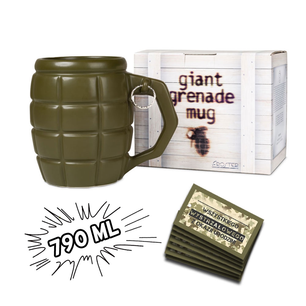 Gigantyczny kubek granat